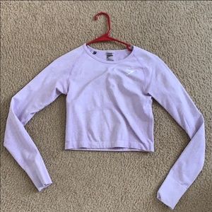Lilac gymshark crop